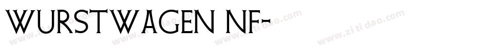 Wurstwagen NF字体转换
